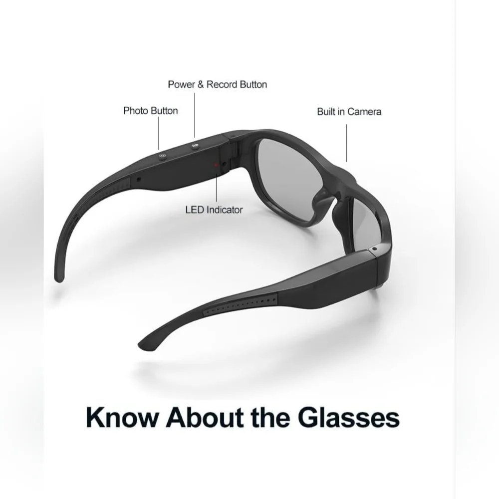 Oho 1080P HD Camera VIDEO Smart GLASSES 32 GB